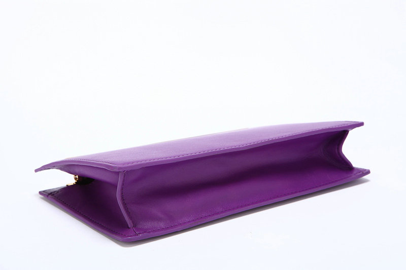 YSL lutetia clutch 30418 purple